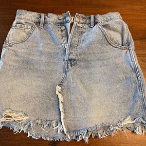 Free People Denim Skirt
